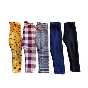 2T Cat & Jack Girls' Leggings Bundle